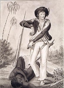 Captain John Gabriel Stedman by English School