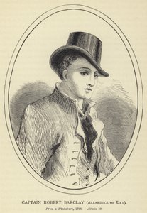 Captain Robert Barclay, Allardyce of Ury, 1798, Aetatis 19 by English School