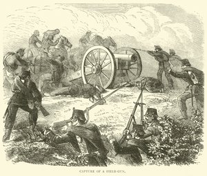 Capture of a field-gun by English School