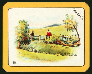 Card from The Black Cat Greyhound Racing Game by English School