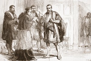 Cardinal de Tournon Reading the Protestant Placard to Francis I