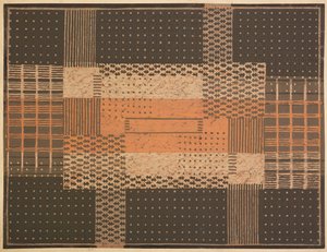 Carpet design by English School