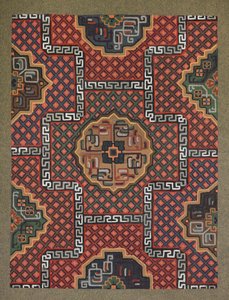 Carpet design by English School