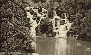 Cascade, Virginia Water by English School