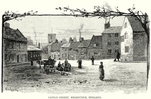 Castle Street, Melbourne, England by English School