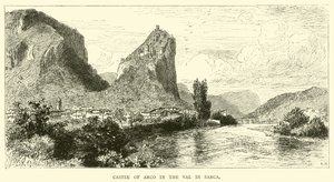 Castle of Arco in the Val di Sarca by English School