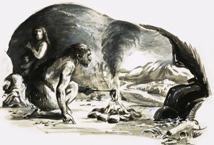 Cave Man Cooking