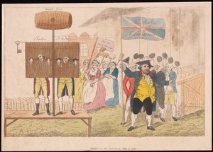 Cecil Wray in the Pillory The Rights of the Commons, pub. 1784 by English School