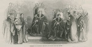 Ceremony of Inducting the New Lord Mayor into His Office by English School