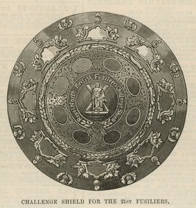 Challenge Shield for the 21st Fusiliers by English School