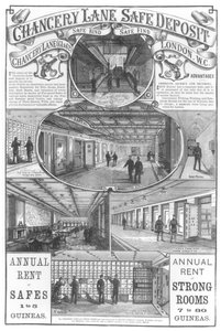 Chancery Lane Safe Deposit, 1886 by English School