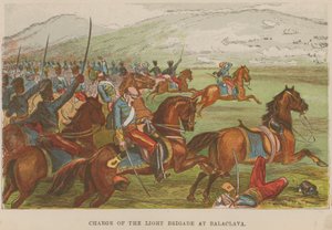 Charge of the Light Brigade at Balaclava by English School