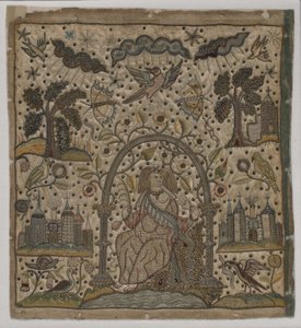 Charity beneath an arch, c.1640 by English School