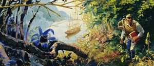 Charles Darwin was aboard HMS Beagle as it made its way to survey the coast of South America by English School
