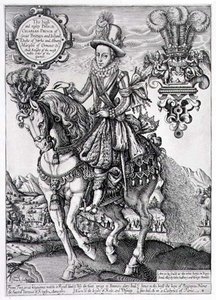 Charles I as Prince of Wales on Horseback, from 