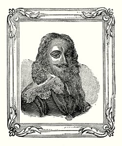 Charles I was Born in 1600, Crowned in 1625, and Beheaded in 1649 by English School