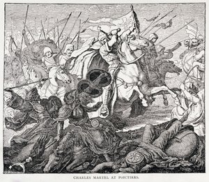 Charles Martel at Poictiers, from The History of France, by Emile de Bonnechose