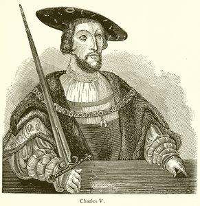 Charles V by English School
