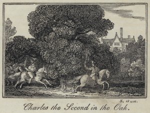 Charles the Second in the Oak by English School