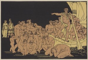 Charon and the ghosts by English School