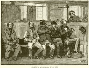 Chartists at Church by English School