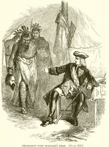 Chickasaws with Spaniards Head by English School