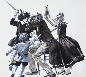 Children Attacking by English School