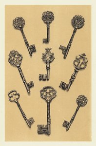 Chiselled Steel Keys of the Sixteenth and Seventeenth Centuries by English School