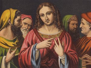 Christ and the Jewish Doctors by English School