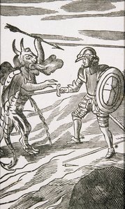 Christian and Apollyon, from the 13th edition of 