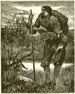 Christian as Seen by Bunyan in His Dream. I Saw a Man Clothed with Rags by English School