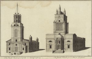 Church of St George, Ratcliff Highway and Church of St John, Limehouse, London