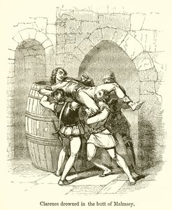 Clarence Drowned in the Butt of Malmsey by English School