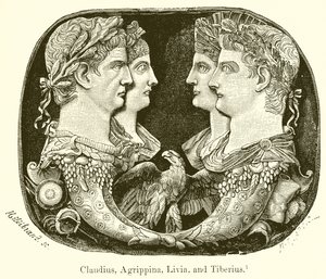 Claudius, Agrippina, Livia, and Tiberius by English School