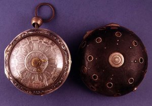 Coach watch, with alarm and repeater, by Cabrier of London by English School