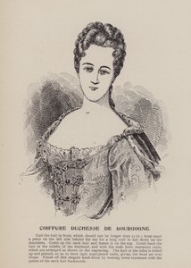 Coiffure Duchesse de Bourgogne