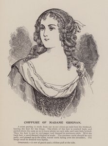 Hairstyle of Madame Grignan (engraving)