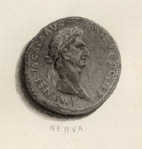 Coin from the time of Nerva Caesar Augustus