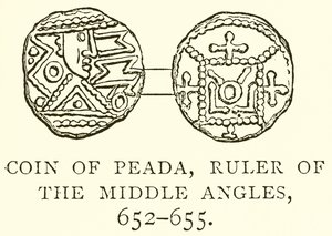 Coin of Peada, Ruler of the Middle Angles, 652-655 by English School