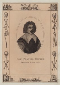Colonel Francis Hacker, executed at Tyburn, 1660 by English School