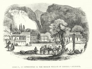 Colossae, as represented by the Modern Village of Khonas, Arundell by English School