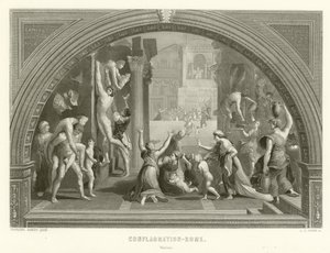 Conflagration-Rome by English School
