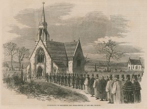 Consecration of Marylebone New Burial Ground by English School