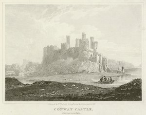 Conway Castle, Caernarvonshire by English School
