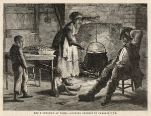 Cooking shrimps in Charlestown by English School
