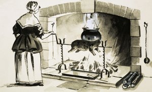 Cooking with a spit