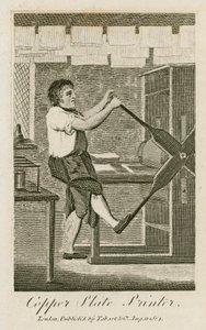 Copper Plate Printer by English School