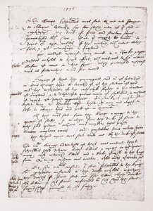 Copy of a Holograph memo of John Hawkins as to his dealings with Spain, 1576