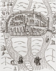 Cork, County Cork, Ireland in 1633, from 