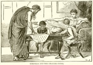 Cornelia and the Gracchi: Types by English School